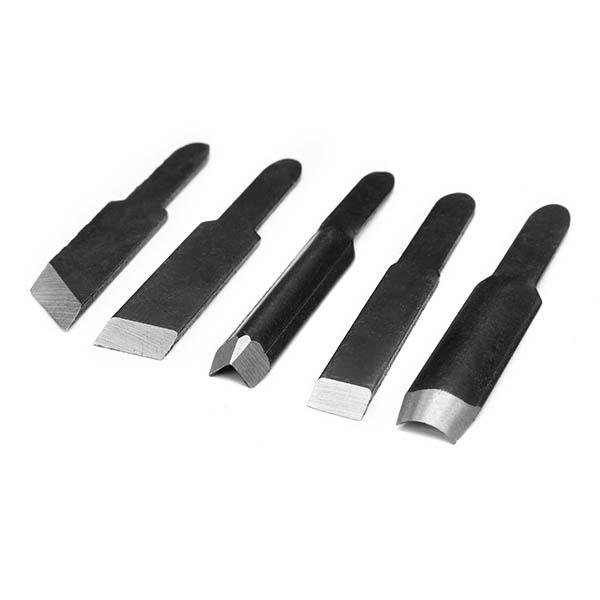 5pcs Carving Blades For Wood Working Carving Chisel Electric Carving Machine Tool