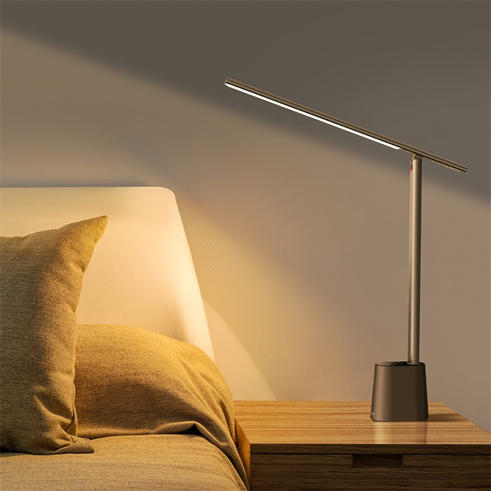 

Baseus LED Desk Lamp Smart Adaptive Brightness Eye Protect Study Office Foldable Table Lamp Dimmable Bedside Reading Boo