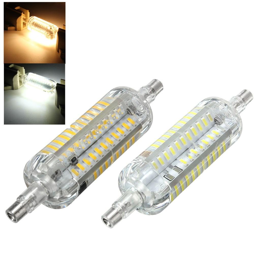 R7S 78mm 5W 76 SMD 4014 LED Zuiver Wit Warm Wit Licht Lamp Bulb AC220V