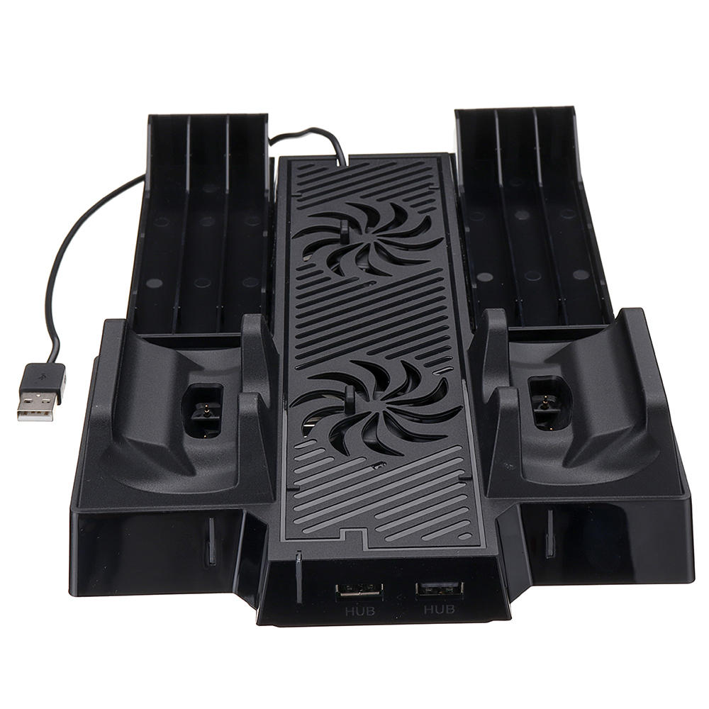2 Vortex Fan Cooling Stand for X Box One x Console Cooling Double Charging Rack for X Box One