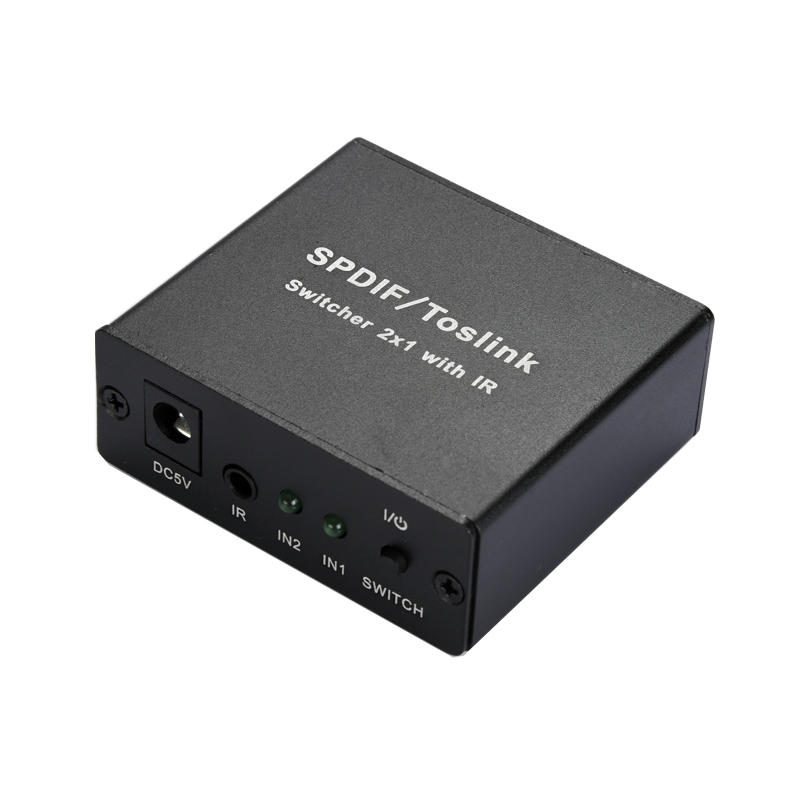 Newkeng NK-L21 SPDIF/ToslinK Video Switcher 2x1 with IR