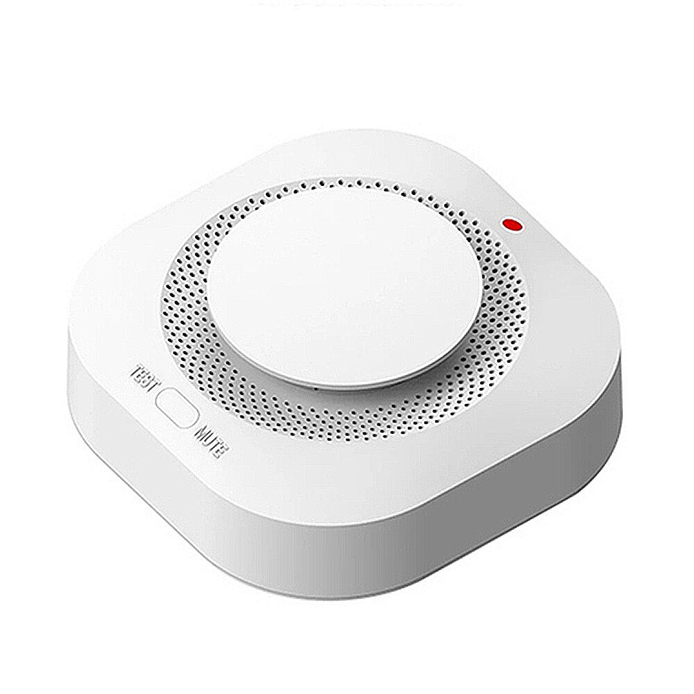 Tuya Zigbe Smoke Sensor Branddetectie Alarm Slimme Huisbeveiliging Brandbeveiliging Werkt met Alexa 
