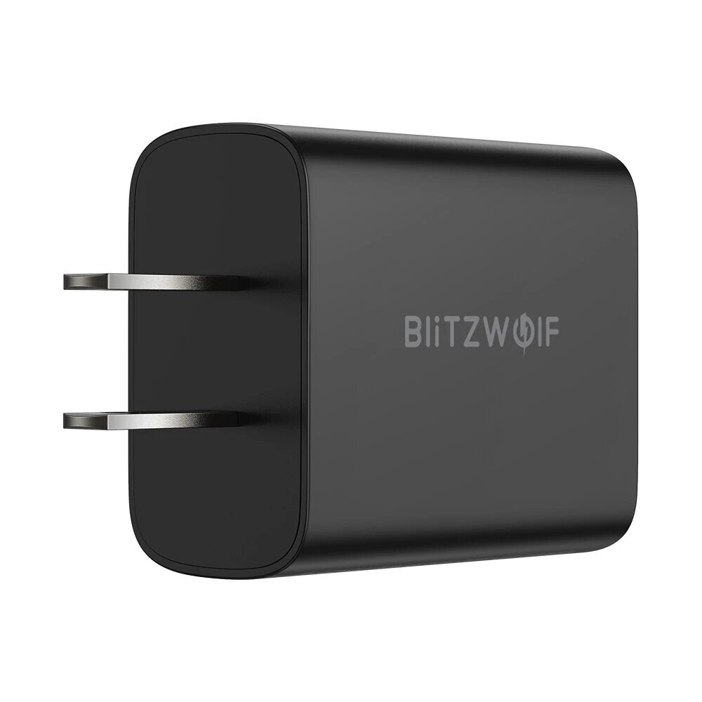 BlitzWolf®BW-S1920W2ポートUSBPD充電器PD3.0PPS QC3.0 SCP FCPAFC高速充電USプラグアダプター（BW-CL2付き）3A USB-C for Lightning PD3.0 Cable for iPhone 12 Mini 12 Pro Max…