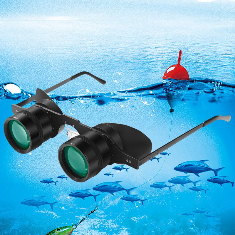 ZANLURE 10 Keer Bril Type Verrekijker Vissen Bril ultralichte Groene Film Glinsterende Nachtzicht Vi