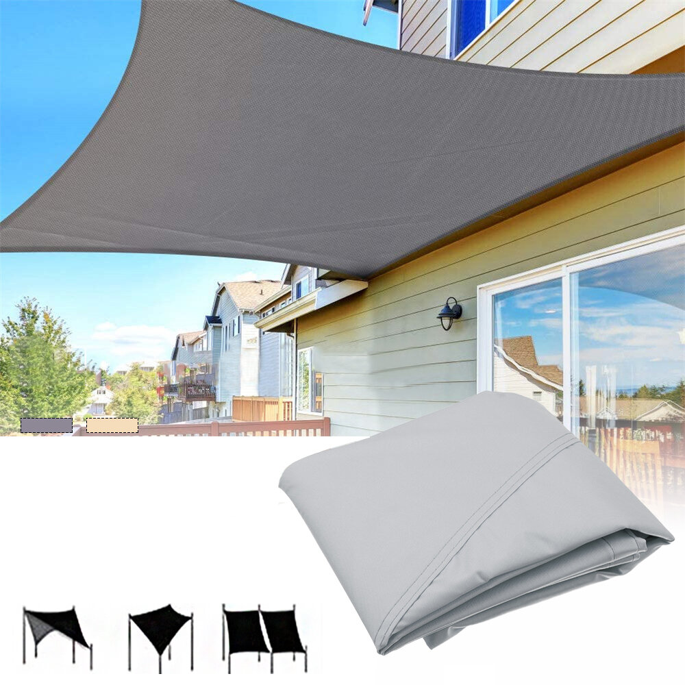 3x6m Sun Shade Rectangle 95% UV Resistant Waterproof Breathable Canopy Awning
