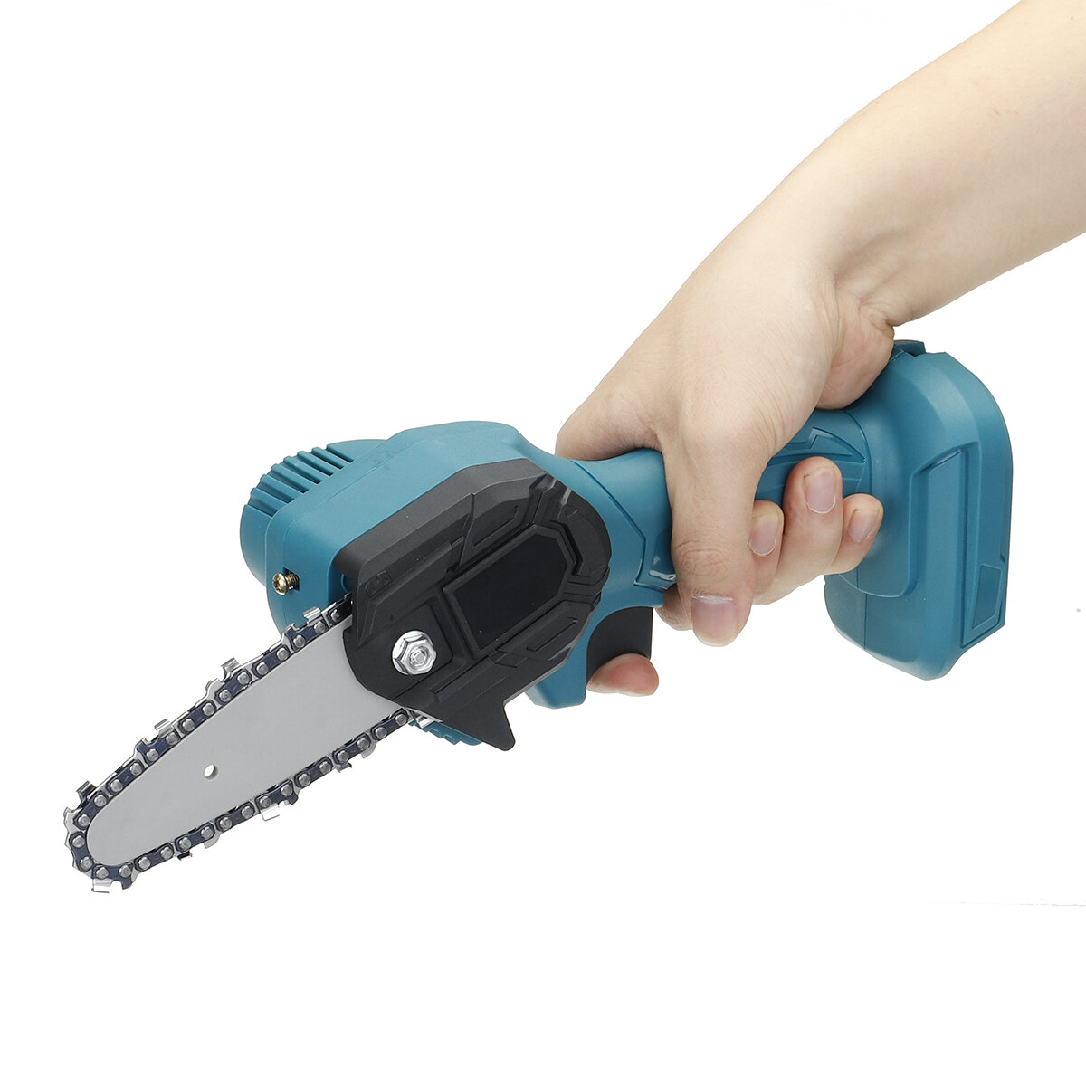 

550W 24V 4'' Mini Cordless One-Hand Electric Chain Saw Woodworking Wood Cutter for Makita 24V Battery