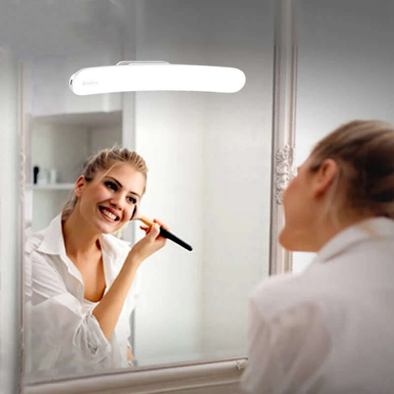 

Baseus LED Mirror Light Dressing Table Makeup Light For Bathroom Adjustable Touch Make Up Mirror Lamp Desk Wall Vanity L
