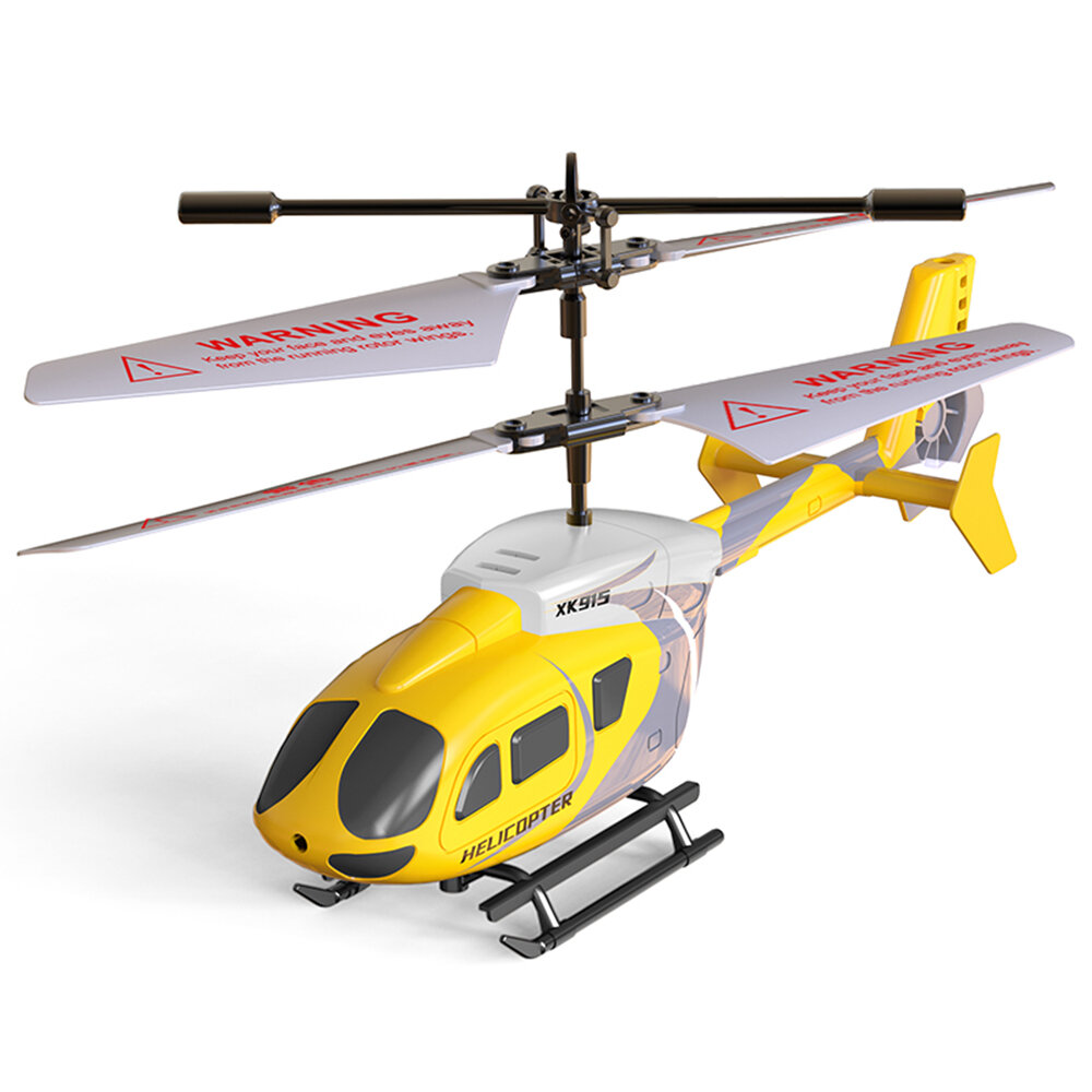 

XK915 2.5CH RC Helicopter Aircraft Drop Resistant Helicopter Rechargeable Remote Control Toys