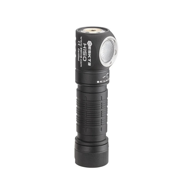 

SKILHUNT H150 Black 650LM EDC LED Flashlight AA 14500 Battery Mini LED Torch USB Magnetic Charging LED Headlamp Mini Fla