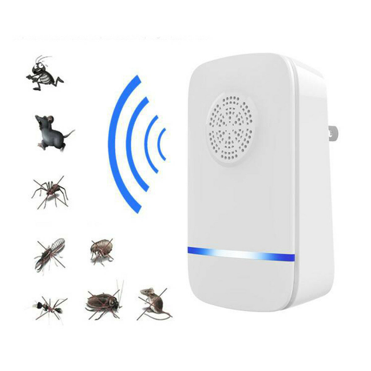 Elektronische Ultrasone Muggenspray Huishoudelijke Muggenspray Insectenverdelger Muisafstotende Elek