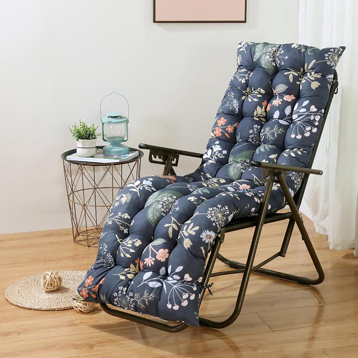 53x180CM Lounge Chair Cushion Wear-resistant Wicker Chair Cushion Breathable Sofa Cushion