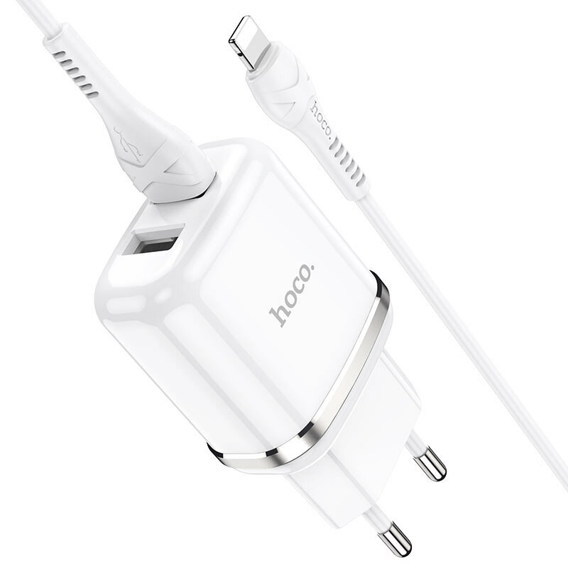 HOCO N4 Aspiring Dual USB 2.4A Wall charger for Samsung S20 Huawei P30 P40 Pro Mi10 Note 9S S20+