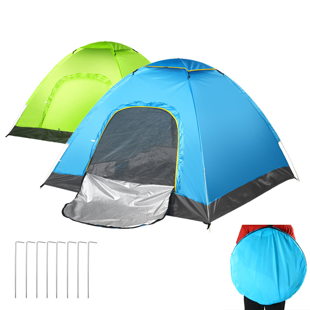 Tenda da campeggio automatica per famiglie da 3-4 persone, impermeabile e ultraleggera, tenda parasole istantanea