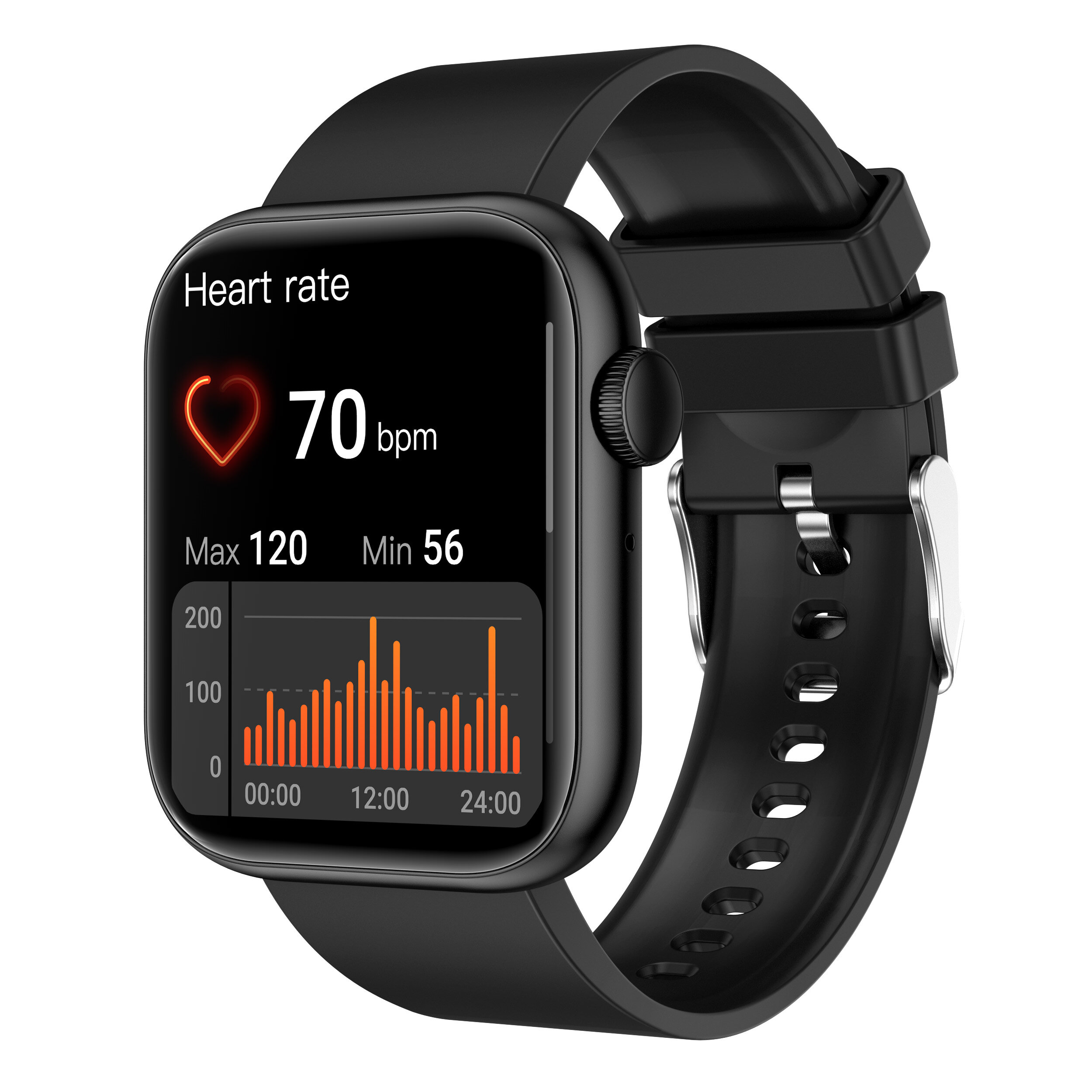 

QX7 1.85 inch HD Screen bluetooth Call Heart Rate Blood Pressure SpO2 Monitor Multi-sport Modes Fitness Tracker 260mAh B