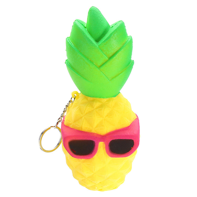 Squishy Cool Ananas 16cm Slow Rising Soft Squeeze Collectie Gift Decor Toy