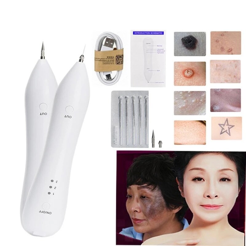 

Laser Plasma Pen Facial Care Tool Dark Spot Scar Remover Mole Tattoo Removal Machine Freckle Tag Wart Removal Beauty Mas