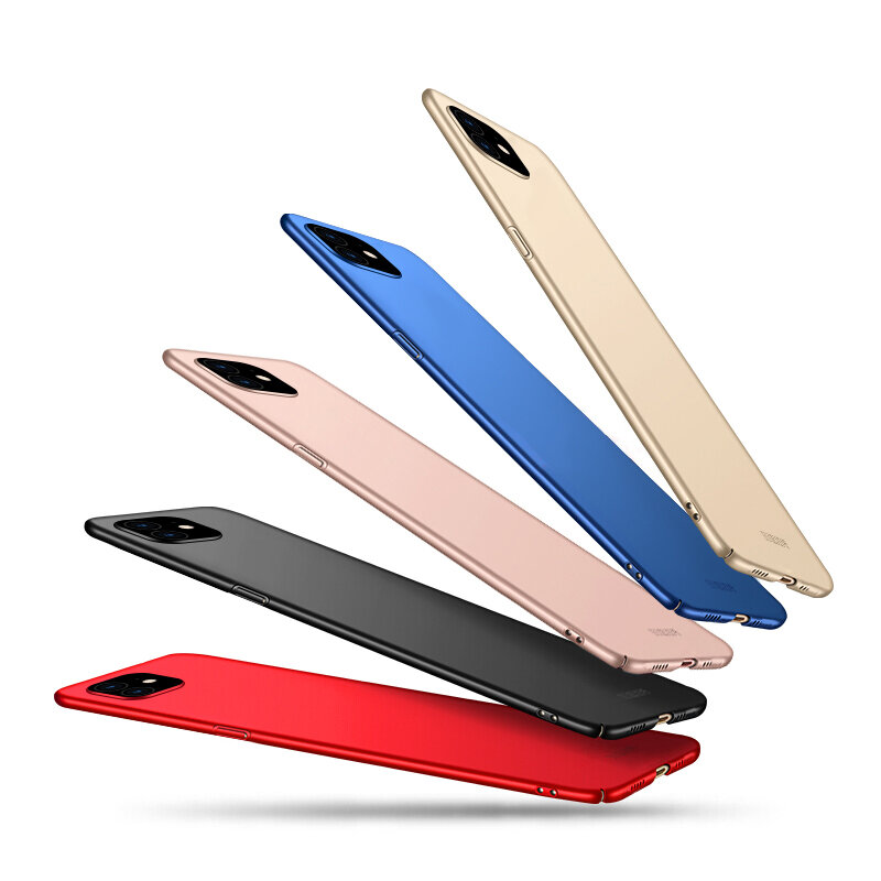 MOFI Micro-Matte Smooth Ultra-Thin Anti-Fingerprint Shockproof Hard PC Protective Case for iPhone 12