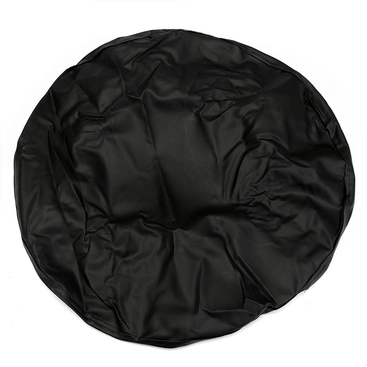 15 inch black pvc leather spare wheel tire cover waterproof size m for jeep/ wrangler/ suv car