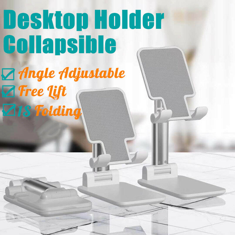Universal Folding Telescopic Desktop Mobile Phone Tablet Holder Stand for iPad Air for iPhone 12 XS 