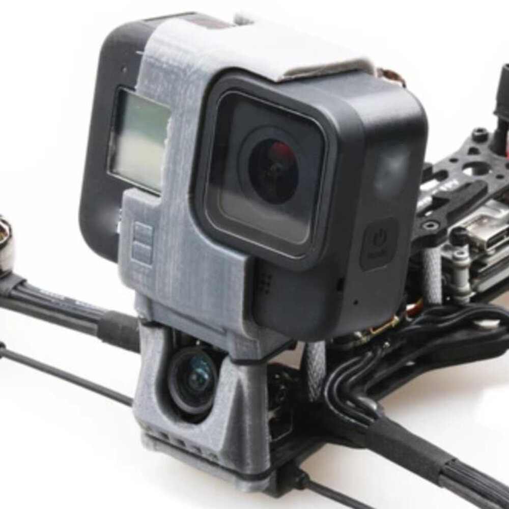 Flywoo Explorer LR4 / Hexplorer LR4 reserveonderdeel 3D-geprinte TPU-camerabevestiging voor Gopro 8 