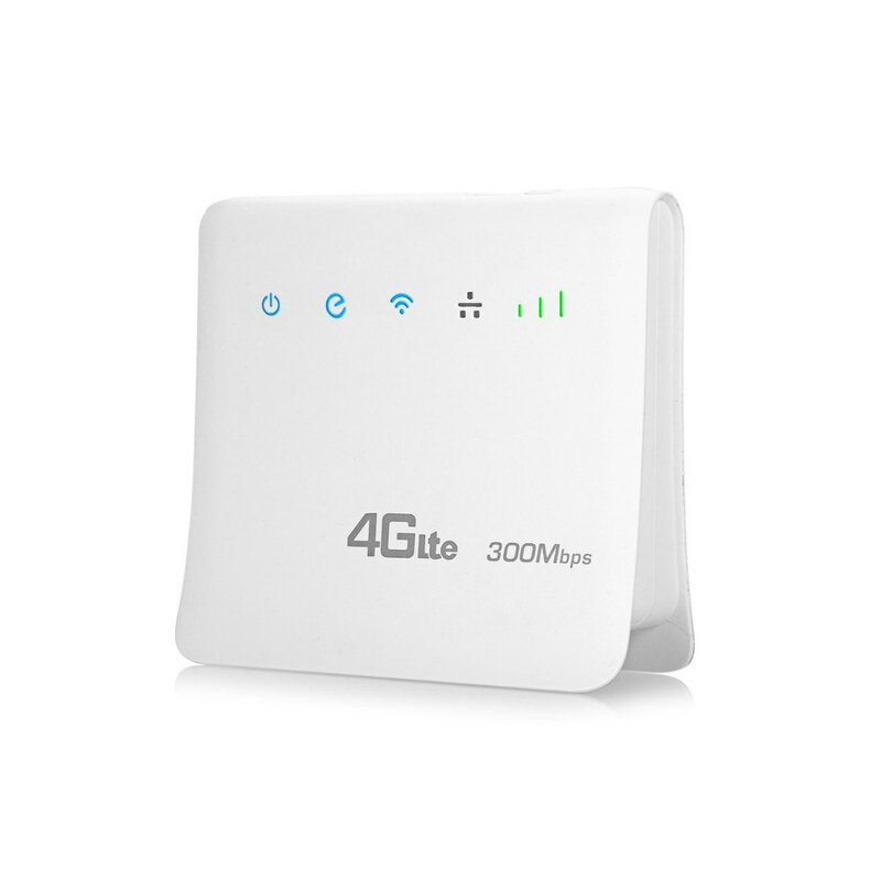 

4G 300 Мбит / с WiFi маршрутизатор LTE CPE Мобильный маршрутизатор Поддержка SIM-карты Беспроводной маршрутизатор Точка