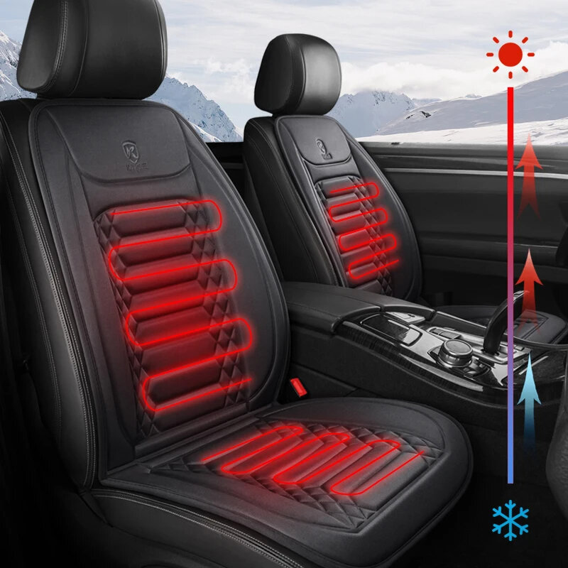 

12-24V Car Seat Warmer Heated Cushion Mat Electric Car Seat Pad Winter Heated Car Seat Cushion Universal Car Seat Protec