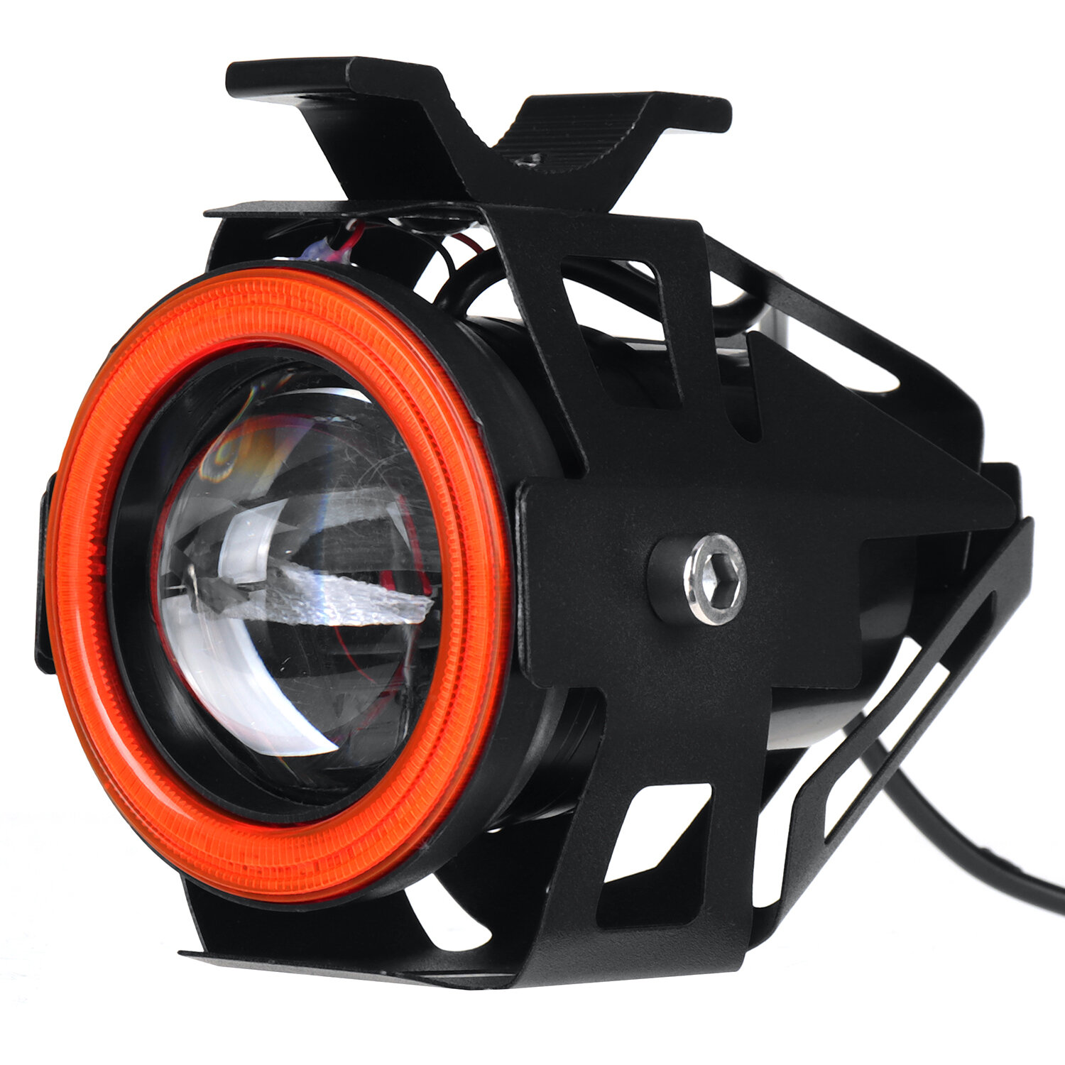 

ЛАОТИ U7 передний свет для скутера, налобный фонарь для ночной езды, подходит для электрического велосипеда 12-70 В, ску