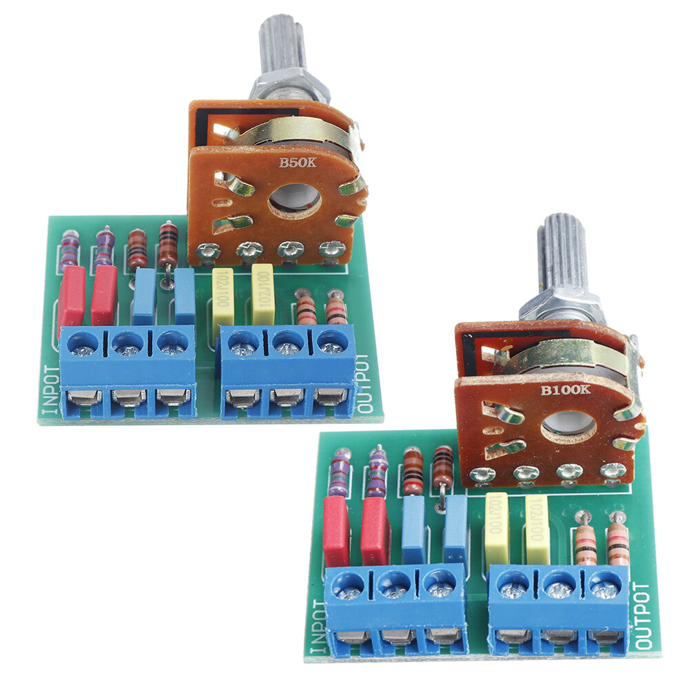Afgewerkt 16 Type 8-pins blauwe terminal schroef passieve potentiometer printplaat