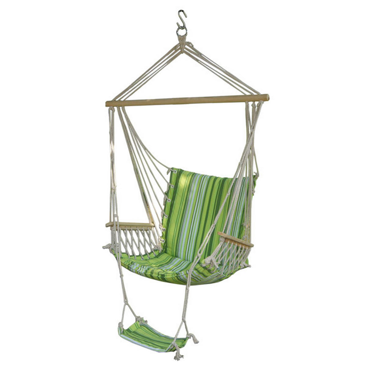 IPRee ™ Outdoor Canvas Swing Hamac Leisure Hanging Chair Jardin Patio Yard Max 330Lbs