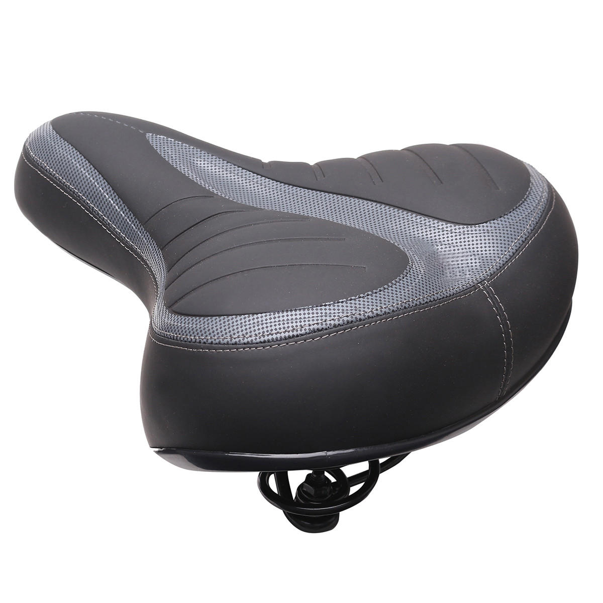 Comfort Wide Big Bum Bike Seat Bicycle Gel Cruiser Extra Sporty Soft Pad Saddle
