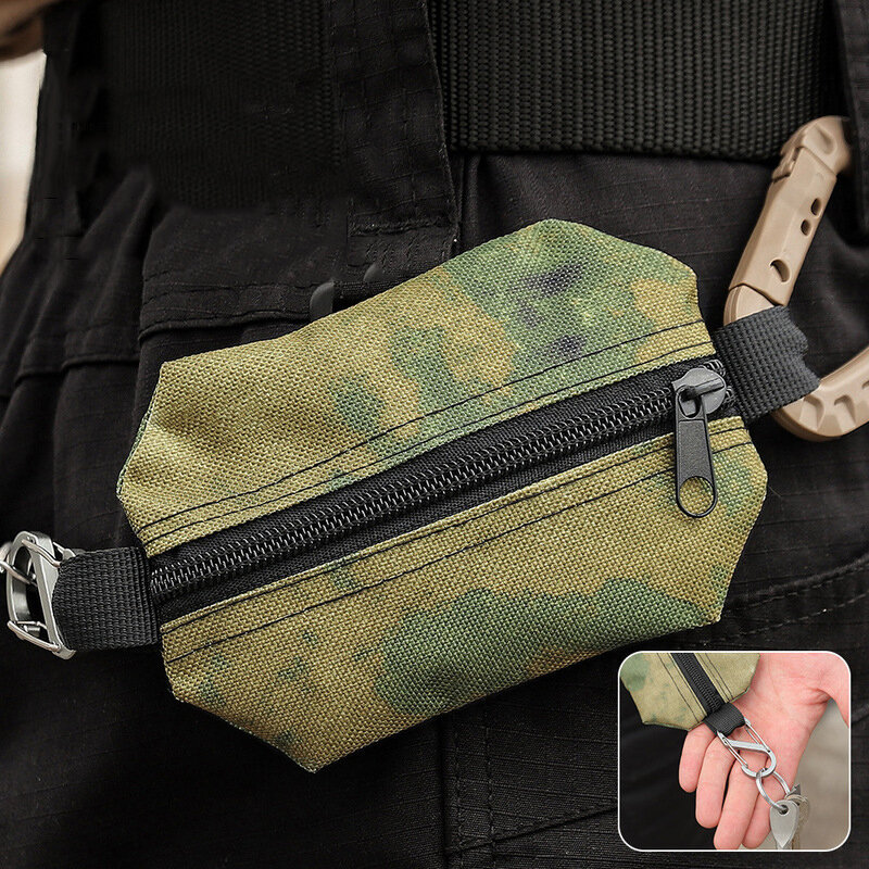 IPRee® Tactical Bolsa EDC Armazenamento Bolsa Carteira de telefone para acampamento, caminhada e caça
