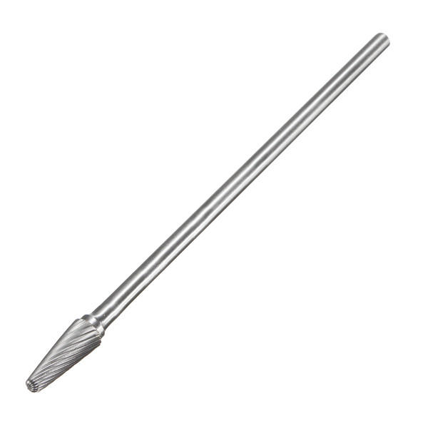 1/4 inch Cone Shape Carbide Tungsten Steel Slijpkop voor Rotary Tool