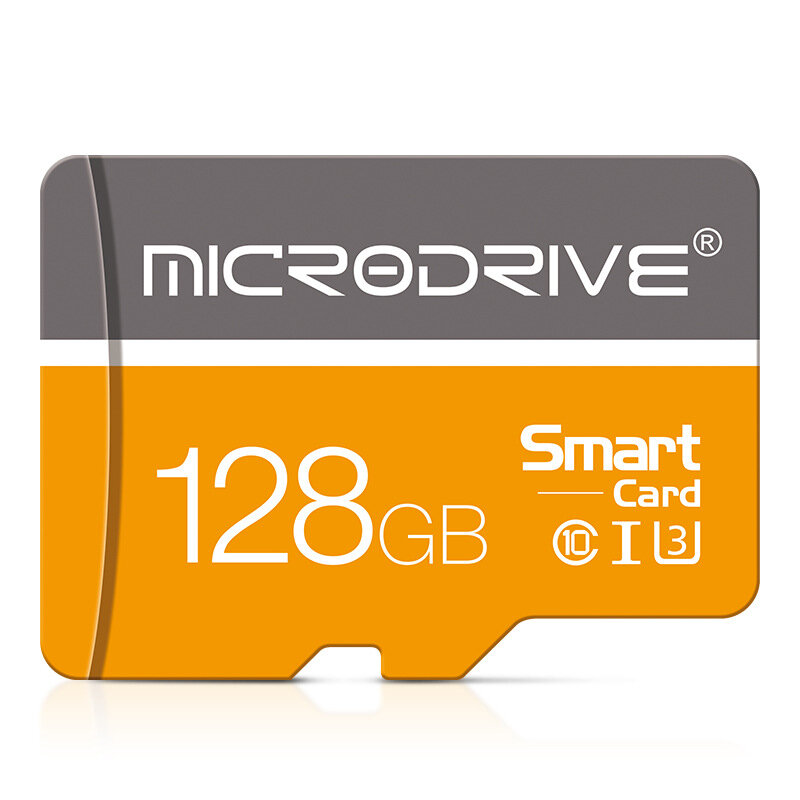 Microdrive 128GB TF Memory Card Class 10 High Speed Micro SD Card Flash Card Smart Card for Driving Recorder Phone Camer