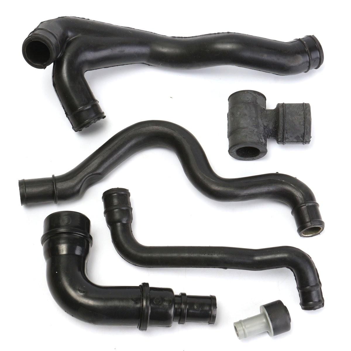 Engine Crankcase Breather Pipes Kit For Jetta Golf MK4