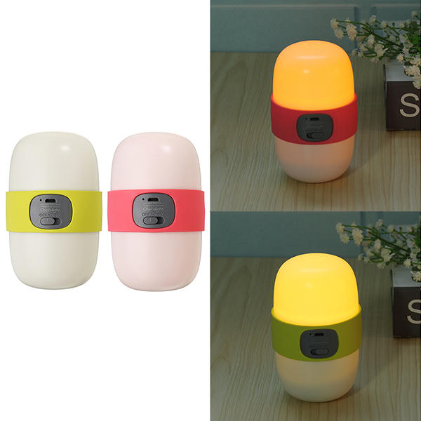 USB Oplaadbare Timing Nachtlampje Handheld Slaaplamp voor Baby Kids Kinderkamer Nachtkastje