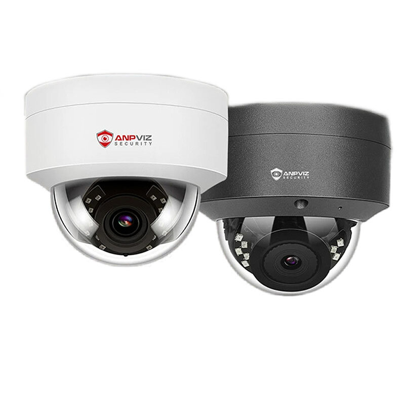 [EU Direct] Anpviz 5MP Dome PoE IP Camera Built-in Microphone Night Vision Motion Detection Security Protection Cam IP66