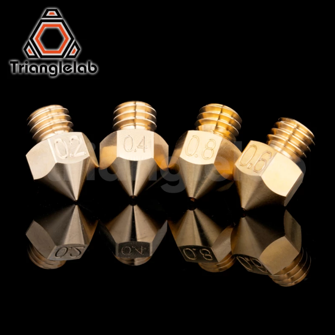

Trianglelab® / Dforce® MK8 Brass Nozzle 1.75MM Filament J-head Hotend cr10 heat block ender3 hotend M6 Thread for 3D Pri