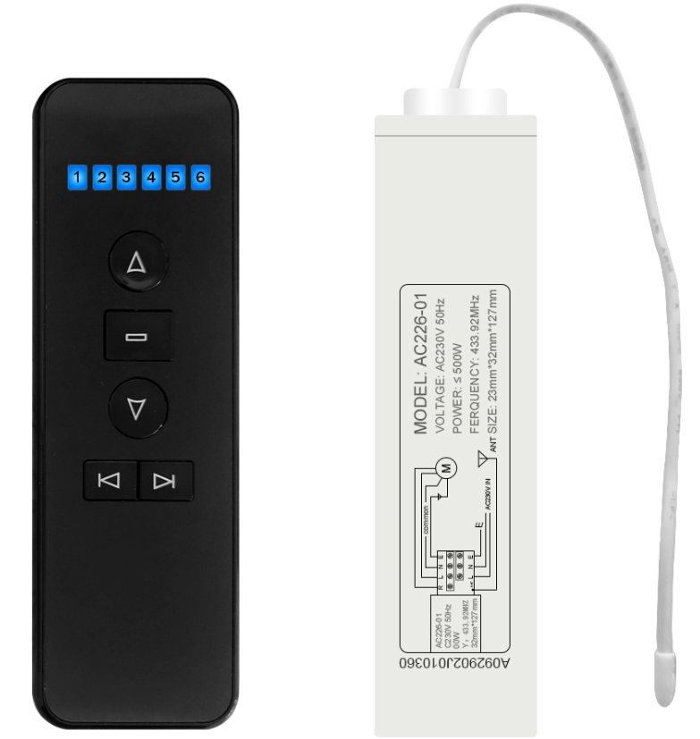 Broadlink AC123 433Mhz RF Remote Control Switch And AC226 Receiver Set Compatible Broadlink Remote C