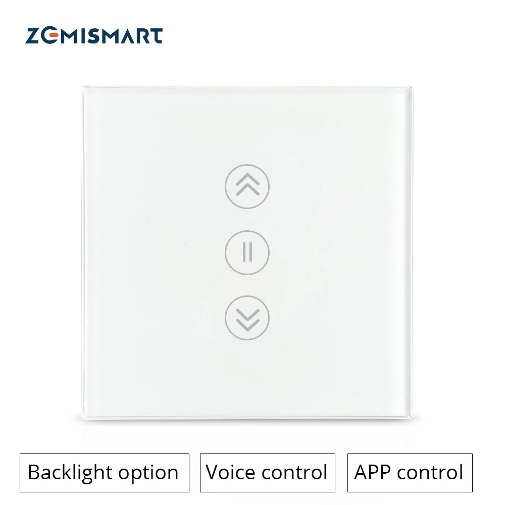

Zemismart Google Home Alexa Curtain Switch Blind Switches For Standard Roller Motor Slide Engine Wifi APP Siri Control