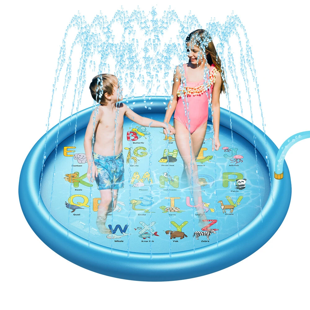 170cm sprinkle play mat kid inflatable swimming soft sprinkler outdoor water toys play mat