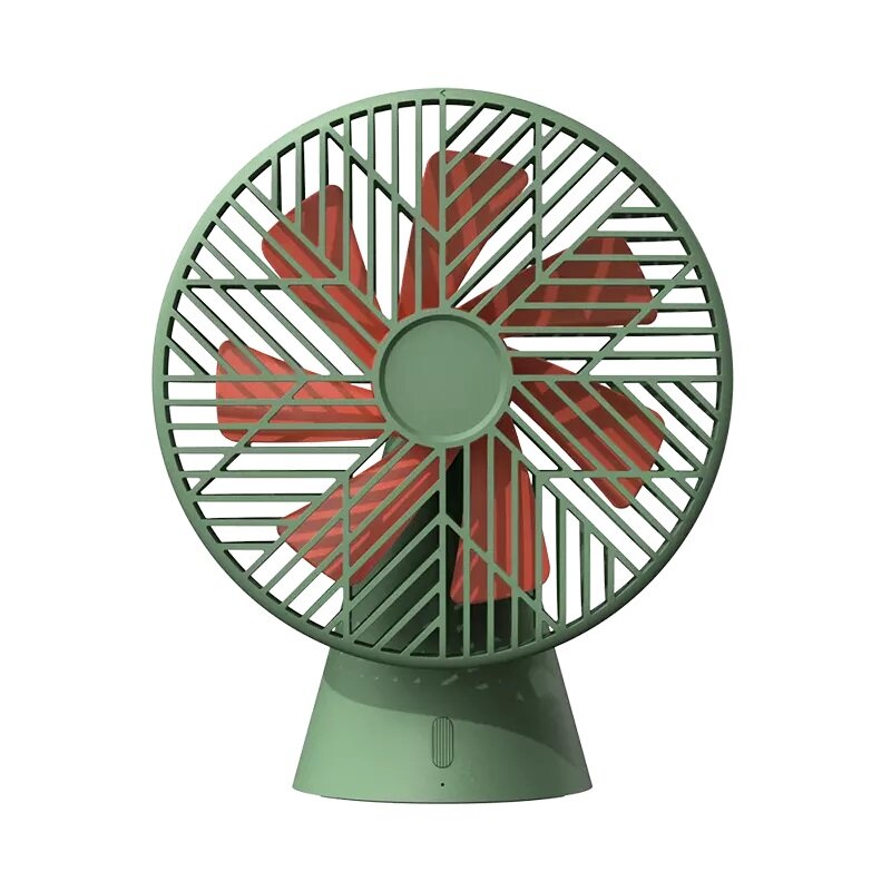 

Sothing Desktop Strong Wind Circulating Air Fan from Stepless Adjustment Cooling Fan Low Noise 3 Speed Wind 4000mAh Batt