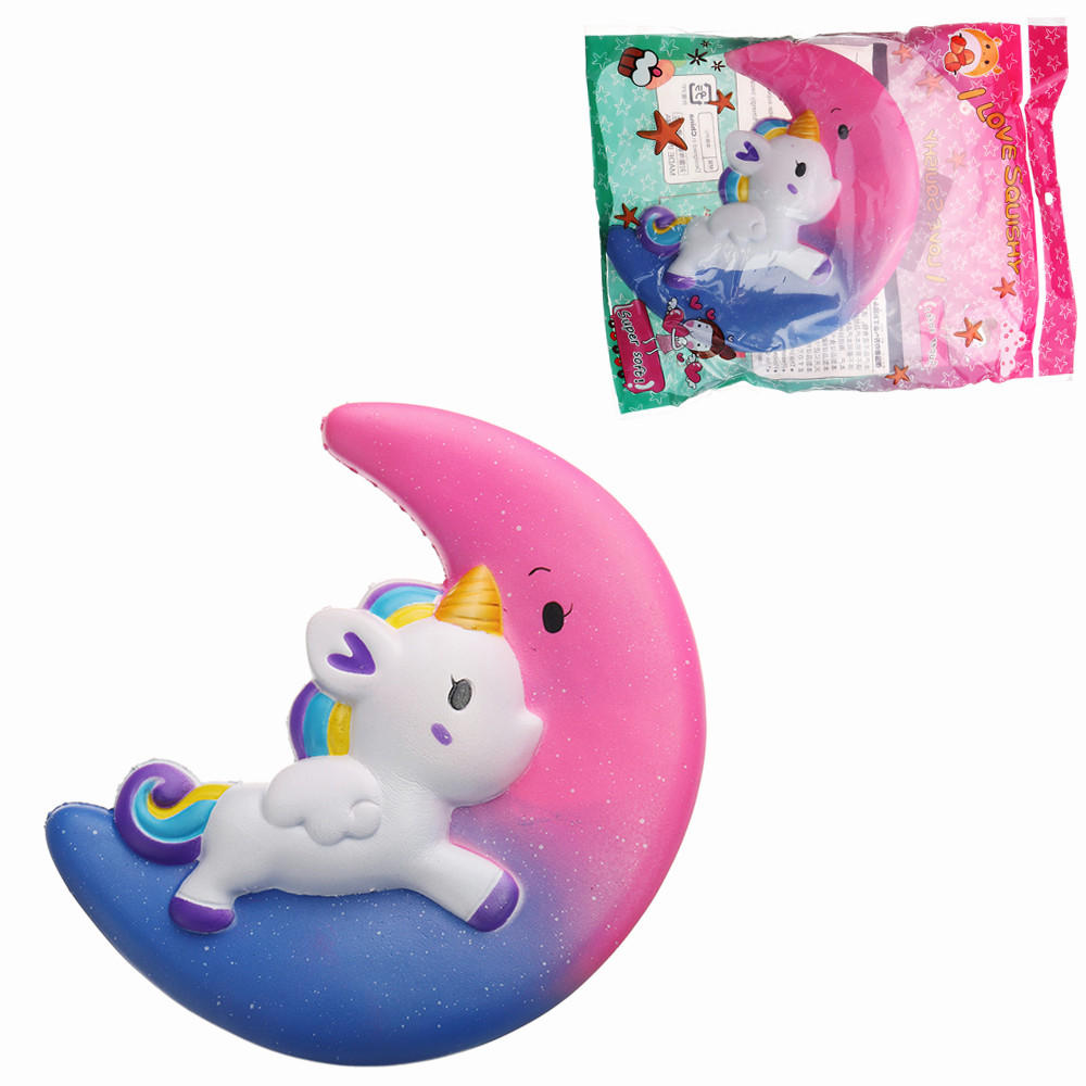 Galaxy Squishy Unicorn Moon Slow Rising With Packaging Collection Gift Decor Scented Toy