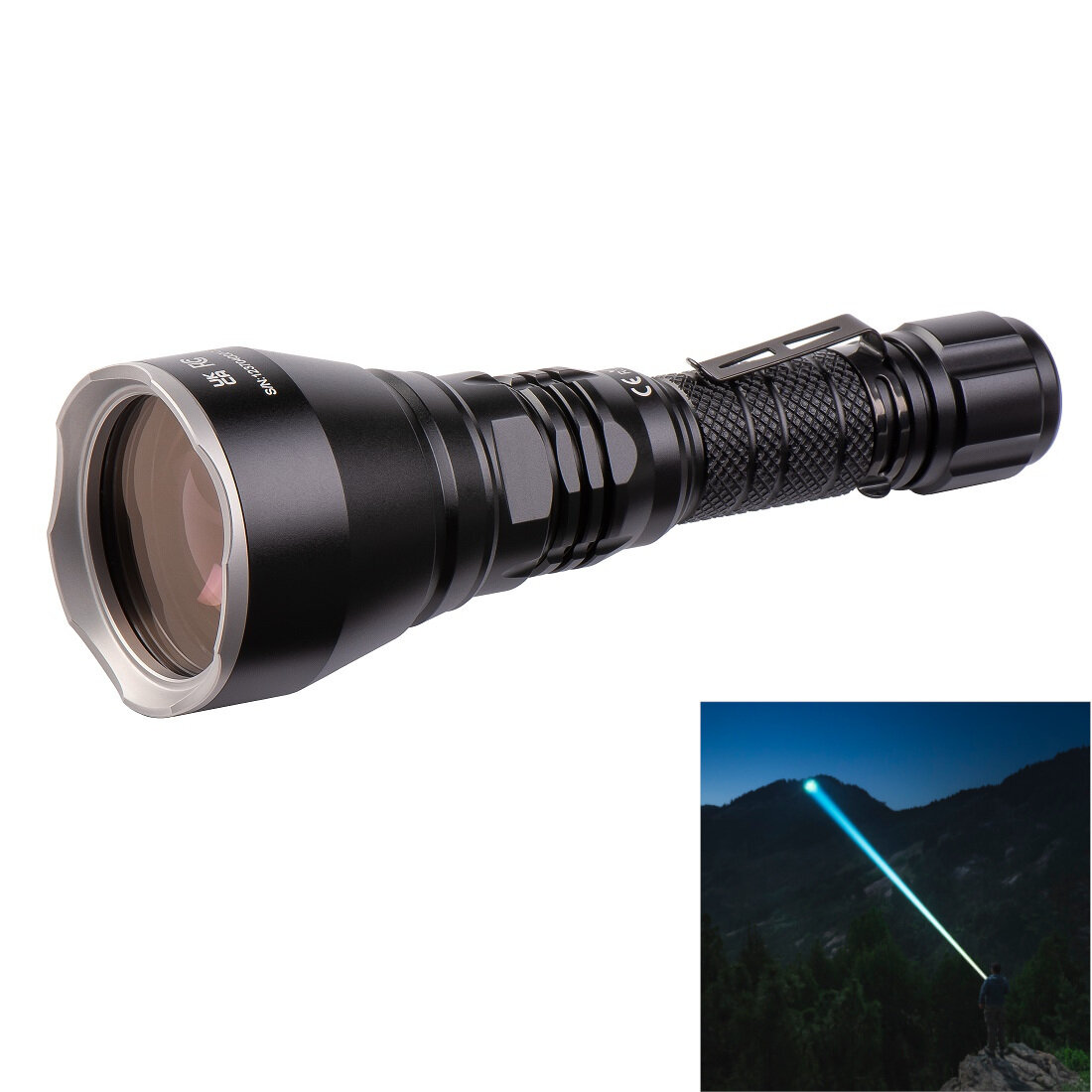 

Weltool W4 Pro 568lm 3394m Super Throw LEP Flashlight Long Distance Thrower Tactical Strong Spotlight Waterproof 21700 L