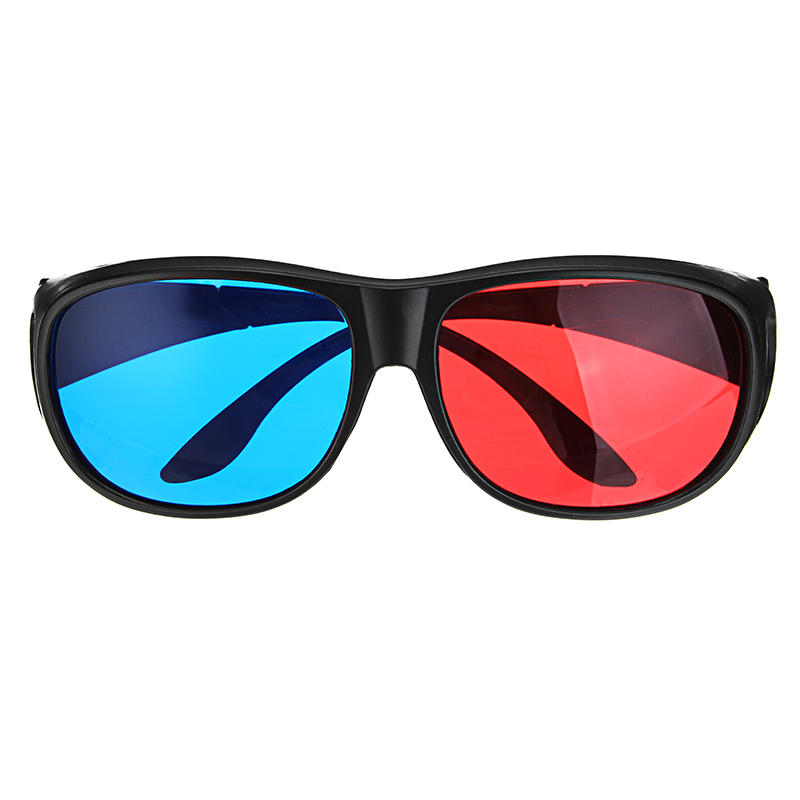 1Pcs Blue Red 3D Dimensional 3D Glasses For Home Theater Movie Cinema Game Proje 