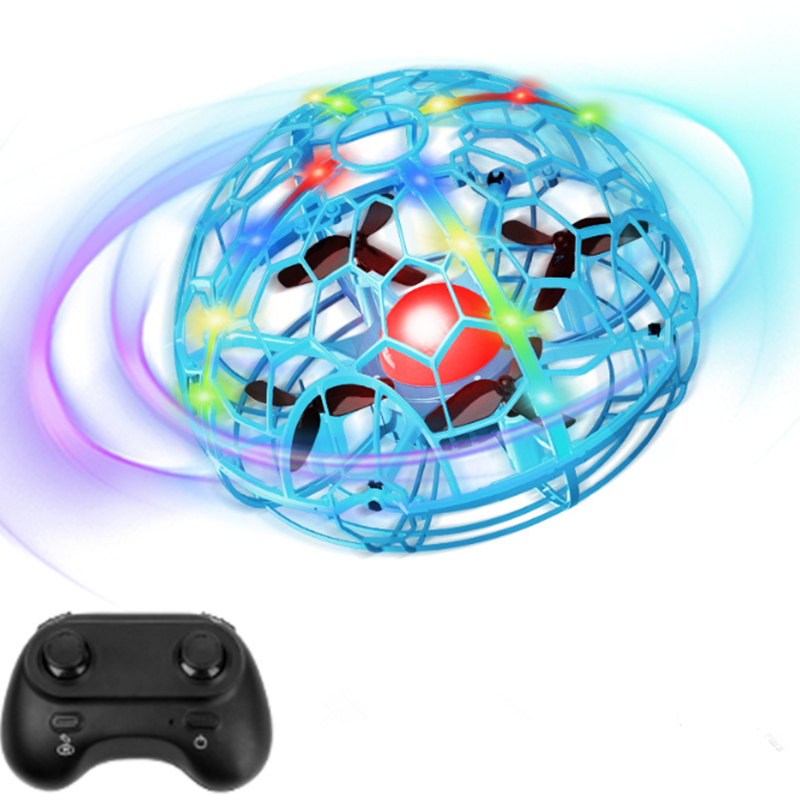 

D3 Colorful Light Gesture Sensing With Altitude Hold Mode Intelligent Induction Flying Ball RC Drone Quadcopter