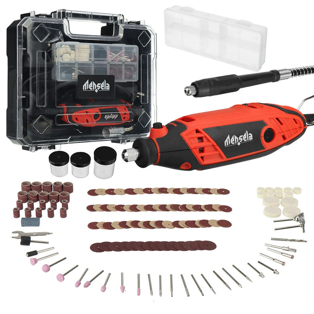 Rotary Tool Kit Electric Drill Mini Grinder Variable Speed with 200pcs Accessories $27.99