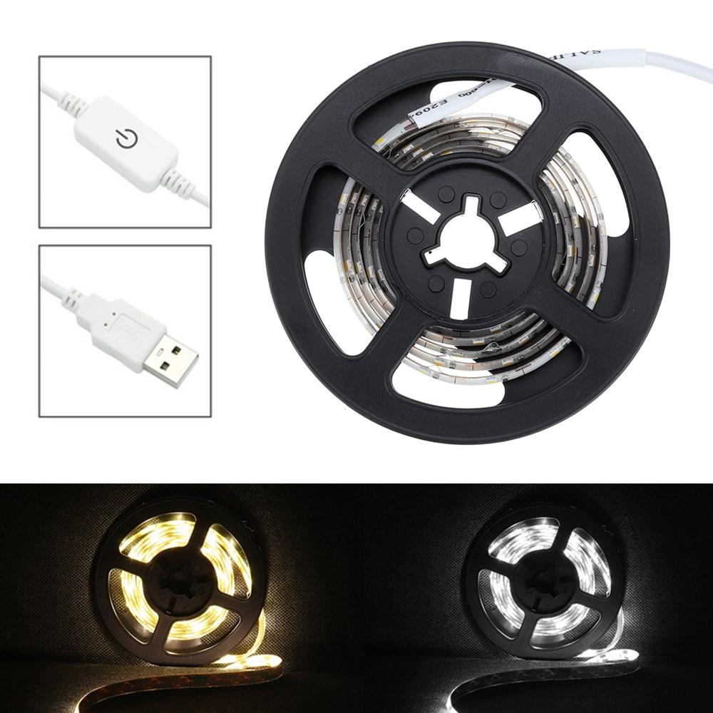 DC5V 1M USB Powered Waterdichte LED Strip Light met Touch Dimmer Switch voor Outdoor Home Decor
