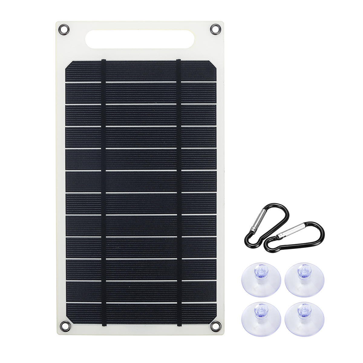 

10W 6V 1500mA Monocrystalline Solar Panel USB Mobile Phone Photovoltaic Charging Power Bank