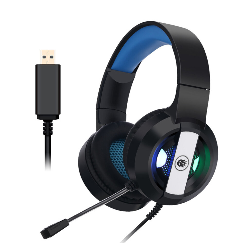 S300 Professional Gaming Headset with7.1 USB Channel Surround Sound Microphone Game Headphones with Deep Bass for Comp