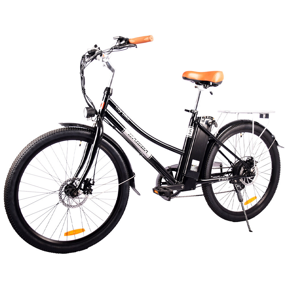 Στα 722.70 € από αποθήκη Τσεχίας | [EU DIRECT] KAISDA K6 10Ah 36V 350W 26*1.95 inch Electric Bicycle 40km Mileage Range 120kg Max Load Electric Bike